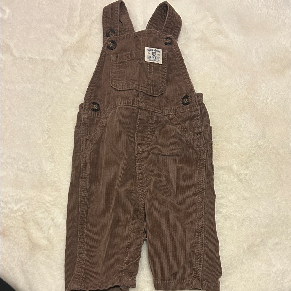 Carter's Brown Corduroy Overalls